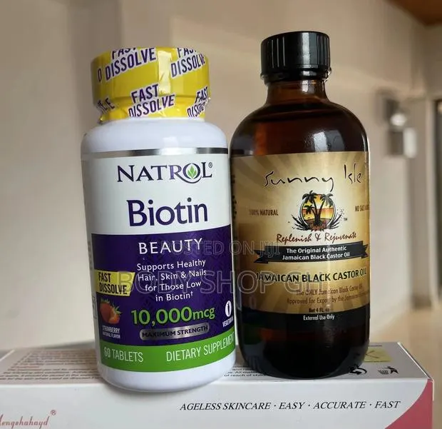 Natrol Biotin + Jbco Hair and Beard Growth Package · Photo 1
