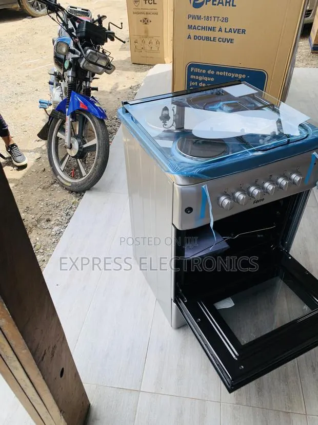 Brand New 60/60 2-2 Stove Oven Grill Rotisserie · Photo 1