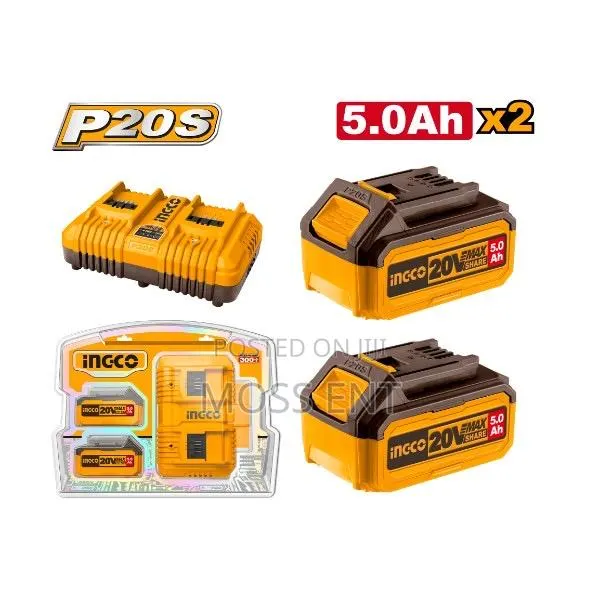 P20s Lithiumion Battery And Charger Kit 20v - Fbcpk2425 · Photo 1