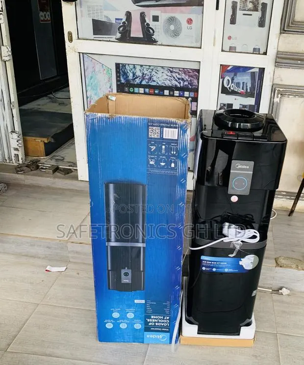 Original Sleek Midea Water Dispenser 16 Liters 3 Tabs Cabinet Black · Photo 1