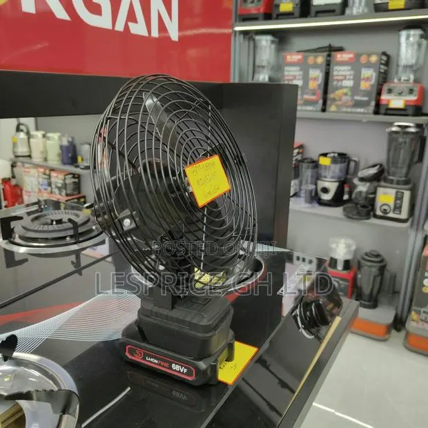 Super Efficient Cordless Rechargeable Morgan Desk-Fan · Photo 1