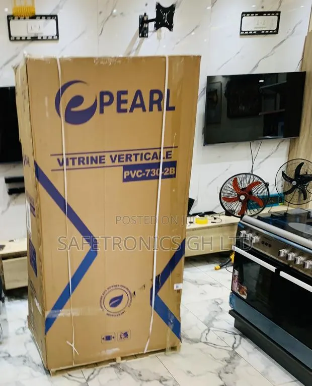 Long Lasting 610l Pearl PVC-730-2b Double Door Display Fridge · Photo 1