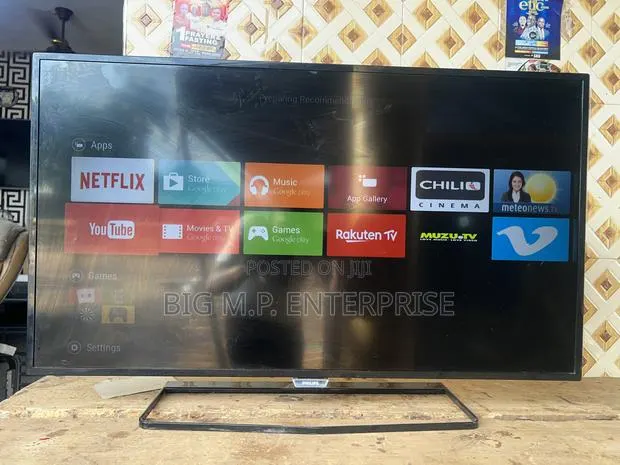 PHILIPS 40-Inch 4K Ultra HD Smart Television Powered by Android. · Photo 1
