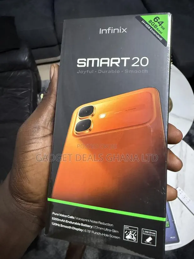New Infinix Smart 20 64 GB Black · Photo 1