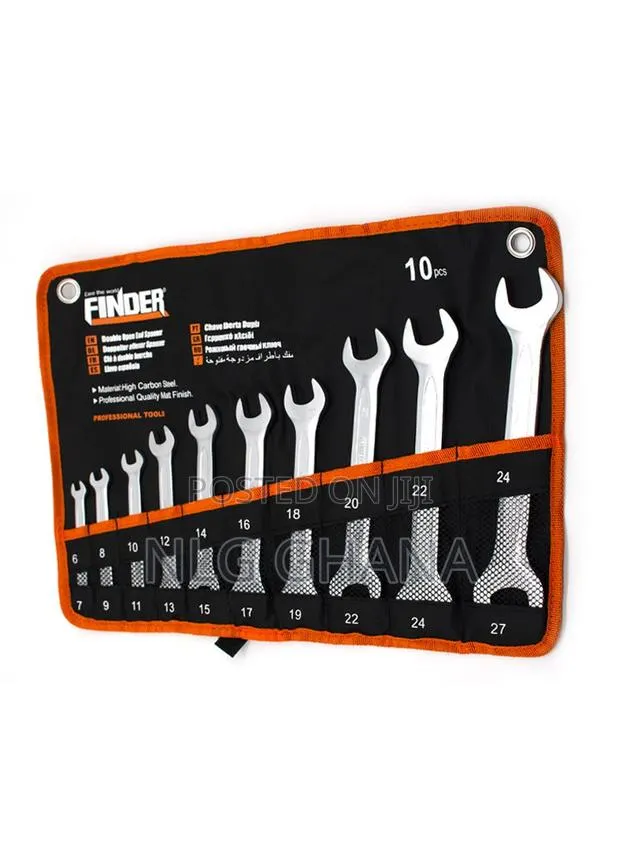 10pcs Double-Ended Combination Wrench Set Finder Tools. Ghx1404 · Photo 1