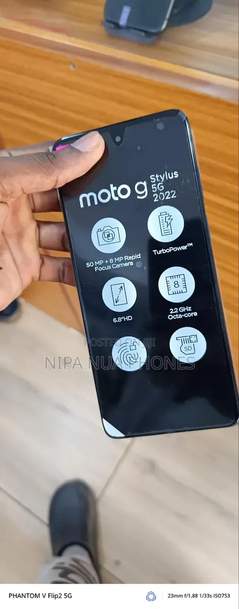 New Motorola Moto G Stylus 5G (2022) 128 GB Black · Photo 1