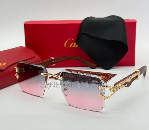Cartier Rectangle Woody Handle Glasses · Photo 1