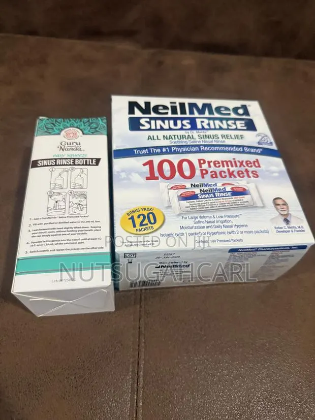 Neilmed Sinus Rinse Bonus Pack of 120 With Bottle · Photo 1