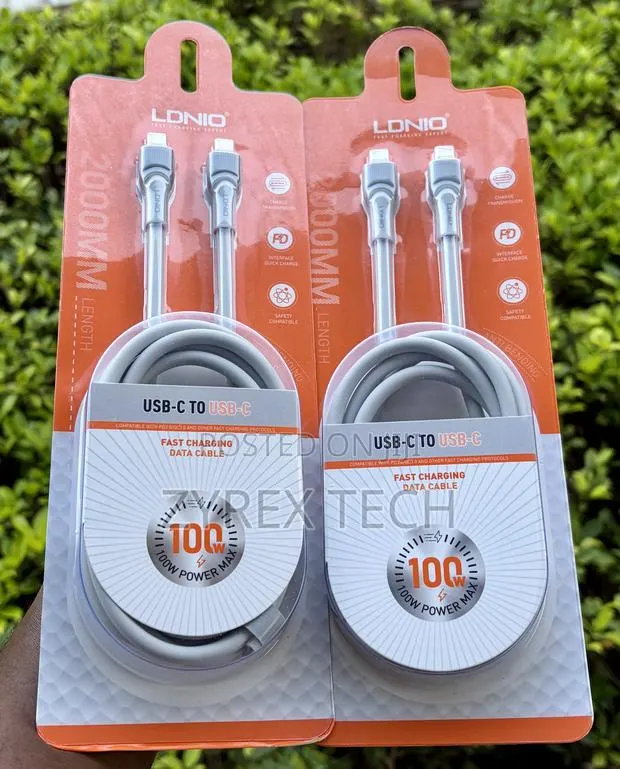 USB Type C to C Fast Charging Data Cable · Photo 1