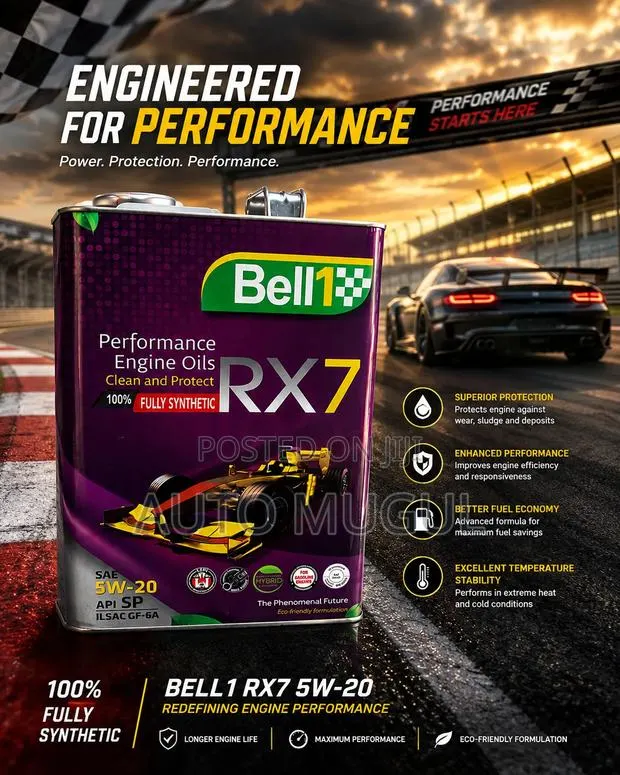Bell 1 RX7 5w-20 100% Fully Synthetic Engine Oil · Photo 1