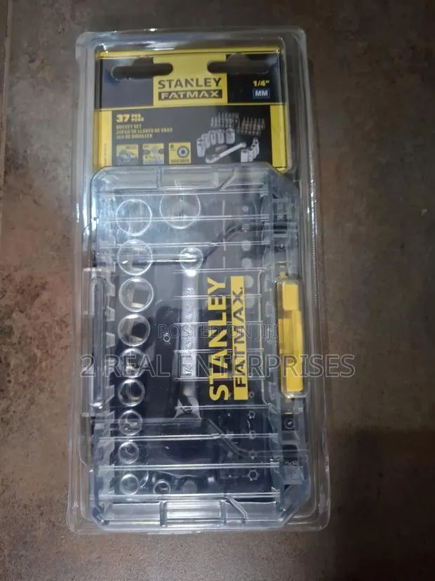 Stanley FatMax 37-Piece 1/4" Metric Socket and Bit Set in Case · Photo 1