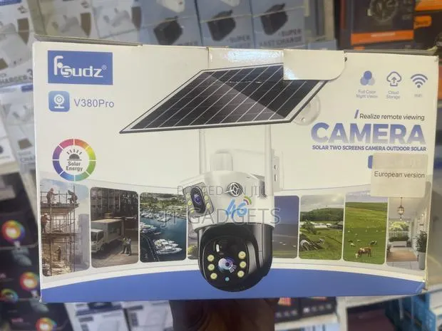 Fsudz V380Pro Smart Solar Camera — 4G, Solar Powered, Night Vision · Photo 1