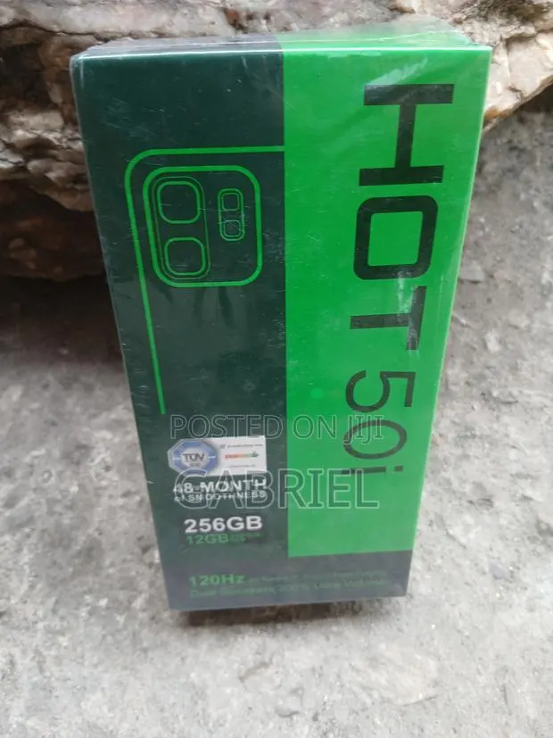 New Infinix Hot 50i 256 GB Black · Photo 1