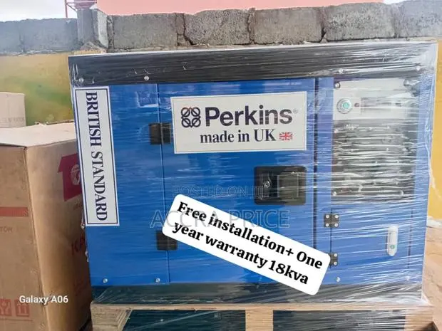 Free Installation of Generator 18kva Diesel Perkins Uk Made · Photo 1