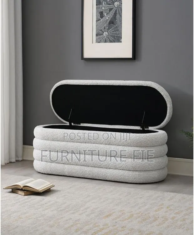 19" Wood Cleo Storage Bench Ottoman From Macys Usa · Photo 1