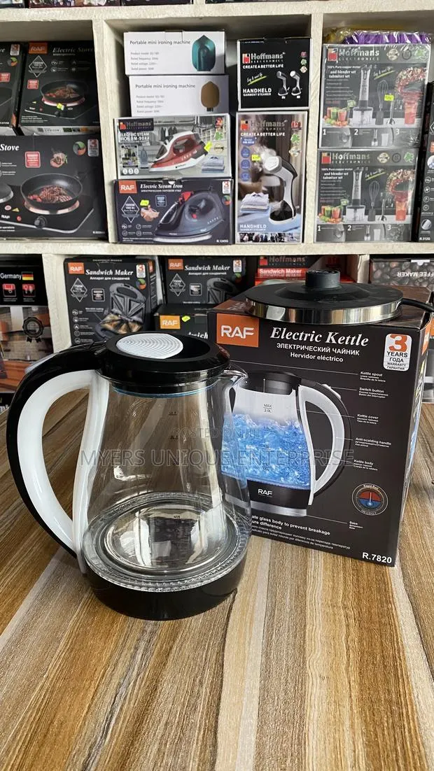 Raf Electric Glass Kettle Suitable for Homes,offices,hostels Etc · Photo 1