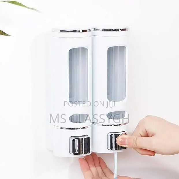 2pcs Wall-Mount Liquid Hand Dispenser, 800ml Shower Pump, · Photo 1