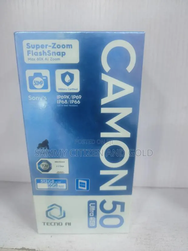 New Tecno Camon 50 Pro 256 GB · Photo 1