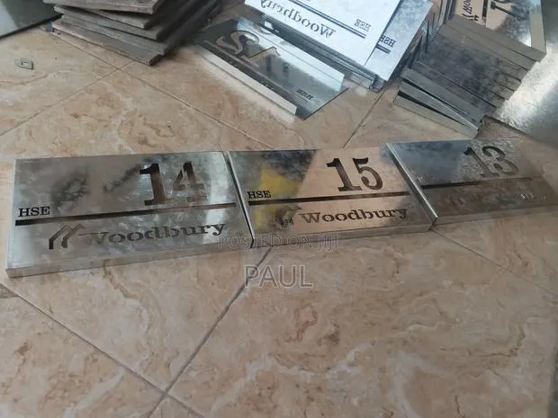CNC Laser Metal Plate Design · Photo 1