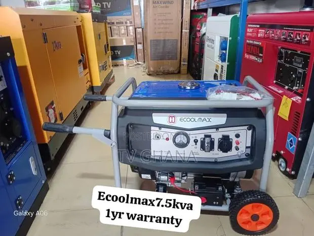 Ecoolmax 7.5kVA Petrol Generator – Best Value in Ghana7.5kva · Photo 1