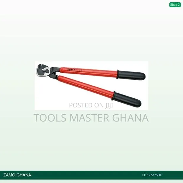 Cable Shears Plier 500mm 1000v 150mm2 27mm Dipped Insulati - K- · Photo 1
