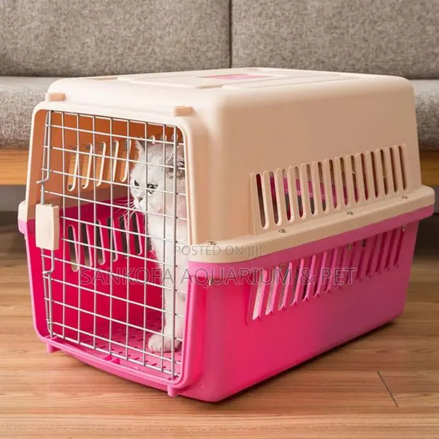 High Quality Plastic Traveling Dog Cage for Puppies · Photo 1