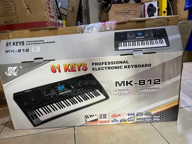 Mk-812 Professional Electronic Keyboard 61keys Beginners · Photo 1