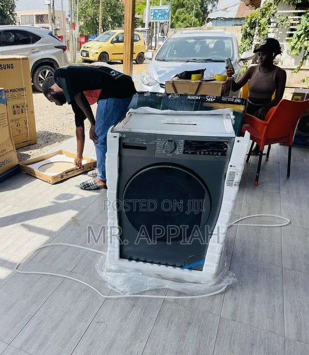 Purchase Lg 8kg Fully Automatic Washing Machine(Black) · Photo 1