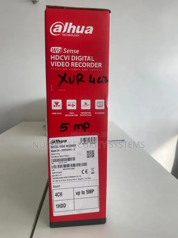 5mp 4 Channel Video Recorder (Xvr5104hs-I3) · Photo 1