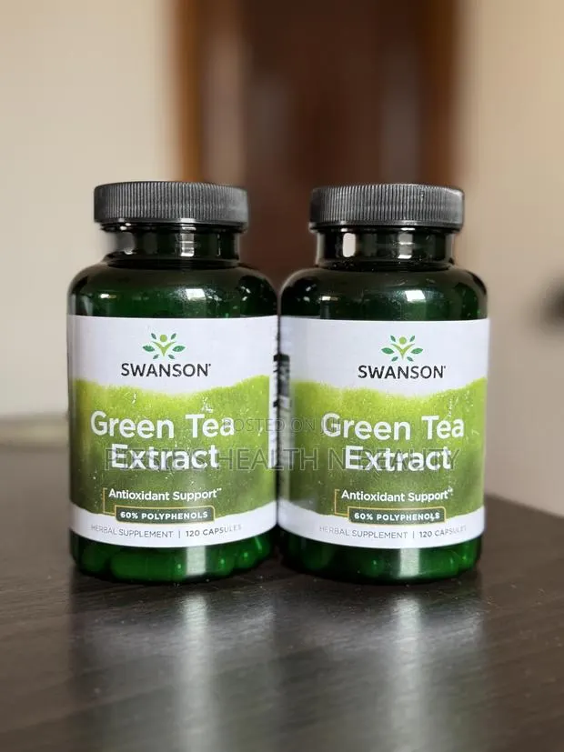 Swanson Green Tea Extract - 60% Polyphenols, 120 Capsules · Photo 1