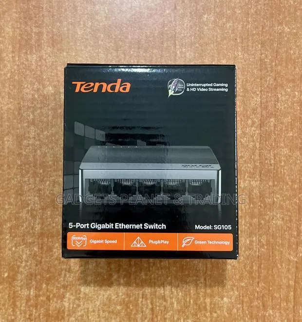 Tenda Sg105 5‐Port 10/100/1000mbps Gigabit Desktop Switch · Photo 1