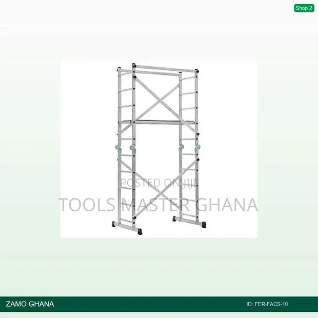 Ferral 10+10 Scaffold Classic 10 Aluminium 4m - Fer-Facs-10 · Photo 1