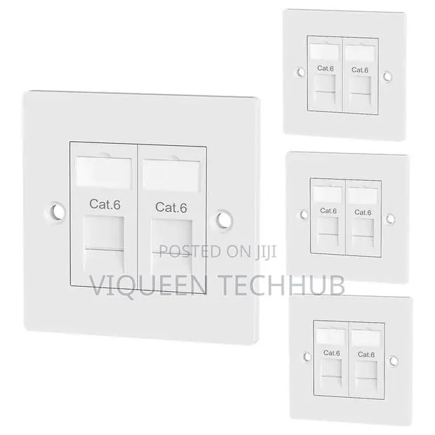 Cat6 Faceplate Single · Photo 1