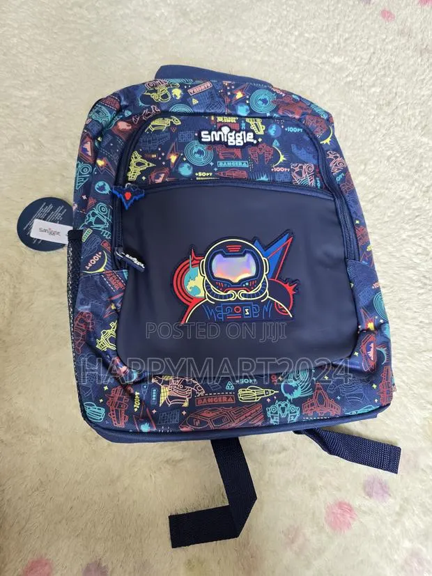 Smiggle Unisex Space Astronaut Print Waterproof Student School Bag · Photo 1