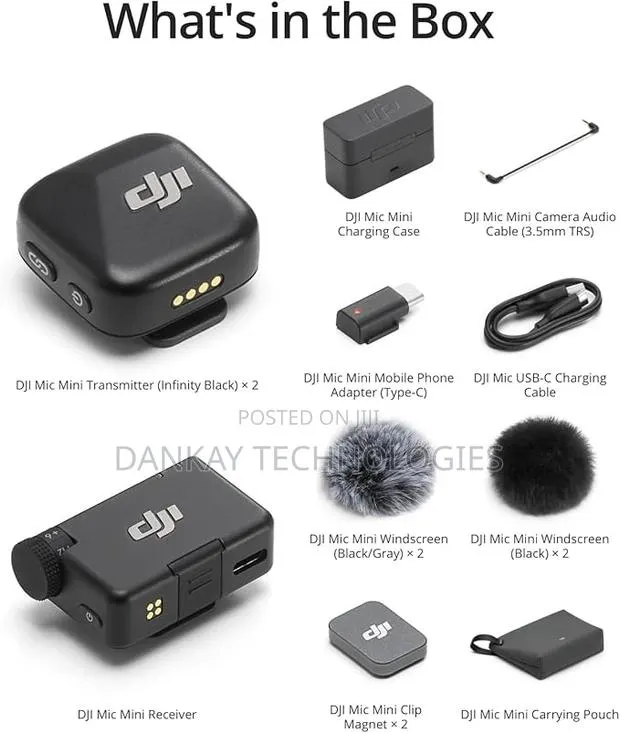 DJI Mic Mini Combo (2 TX + 1 RX + Charging Case), Wireless Lapel Mic · Photo 5
