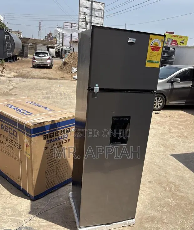 Shop Original Nasco 280liters Double Door Fridge(Nasf2-320fld)Gray. · Photo 1