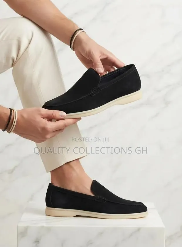 Authentic Suede Loafers · Photo 1