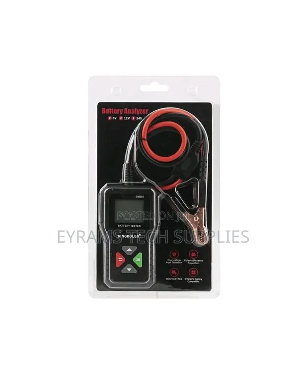 Kingbolen 6V 12V 24V Car Battery Tester Digital Diagnostic Tool · Photo 1
