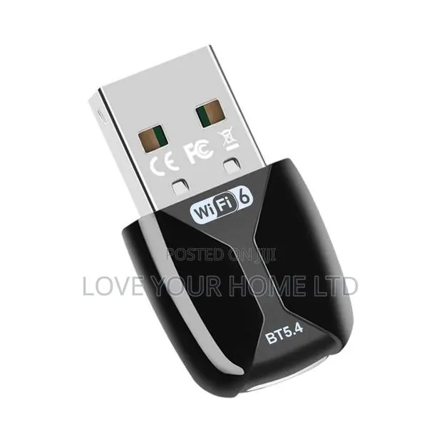 Wifi 6 + Bluetooth 5.4 USB Adapter · Photo 1