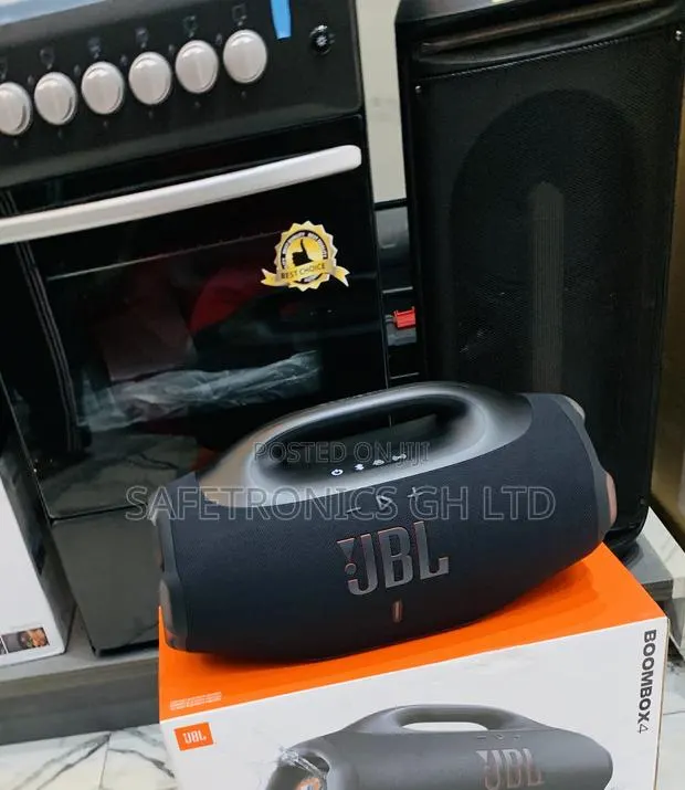 Get Authentic Great Black Bluetooth Boombox 4 JBL ~ Speaker · Photo 1