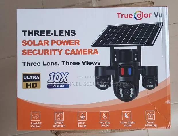 True Color Vu Three Lens Solar 4g PTZ Camera · Photo 1