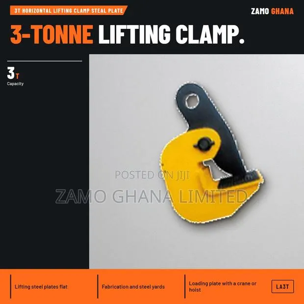 3T Horizontal Lifting Clamp Steal Plate - LA3T · Photo 1