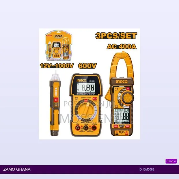 Electrical Test Kit 3pcs Set - Dm3068 · Photo 1