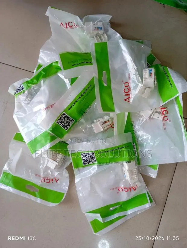 RJ45 Keystone Network Jack – Cat6 · Photo 1