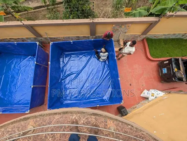 1000 Fish Pond Tarpaulin Pond Capacity · Photo 1