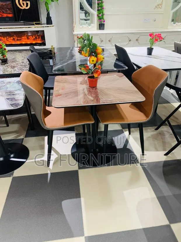 Modern 2-1 Seater Square Dining Table Set · Photo 1