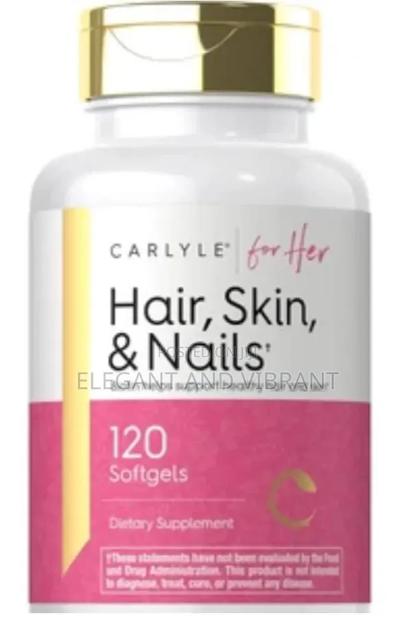 Hair, Skin & Nails Vitamin | 120 Softgels · Photo 1