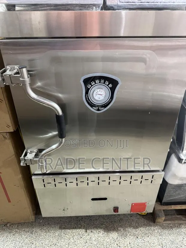 6 Trays Gas Powered Commercial Rice Steamer · Photo 1