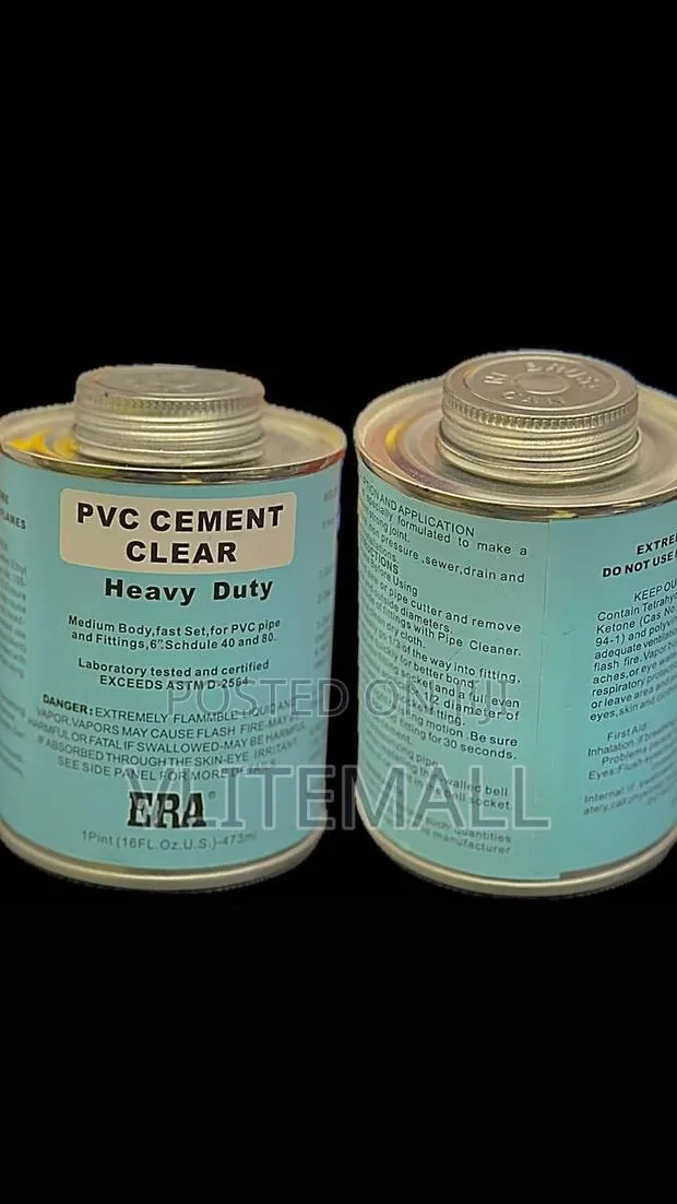 PVC Cement Clear Heavy Duty · Photo 1