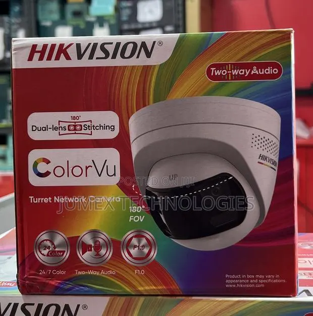 Hikvision Dual-Lens Stitching Ip Canera 180° Ds-2cd1367g2-Liuf/SRB 6mp · Photo 1